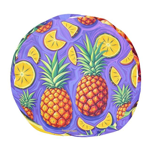 Pineapple Pop - Pineapple Empire Pouf (Bottom)