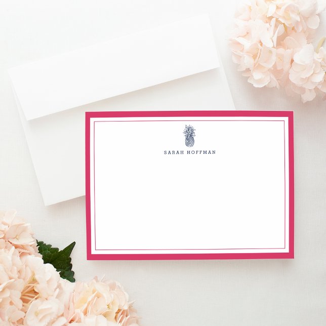 Pineapple Prep | Personalized Stationery Card (Creator Uploaded)