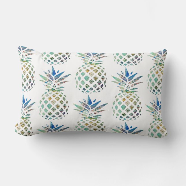 Pineapple Pretty Lumbar Pillow (Front)