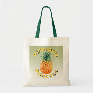 Pineapple Princess Tote Bag