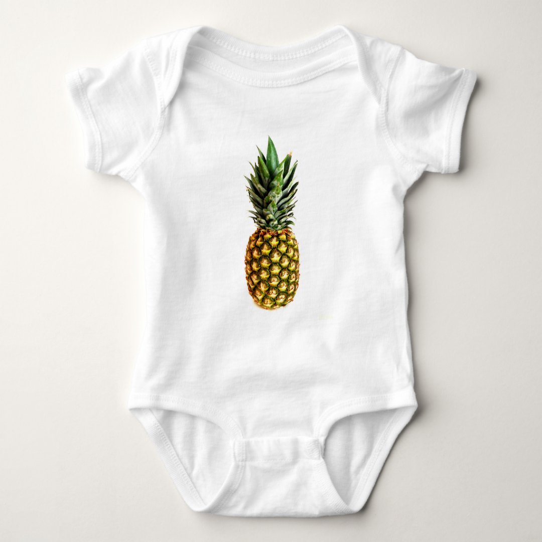 Pineapple print baby clothing baby bodysuit Zazzle