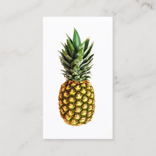 Pineapple print business cards