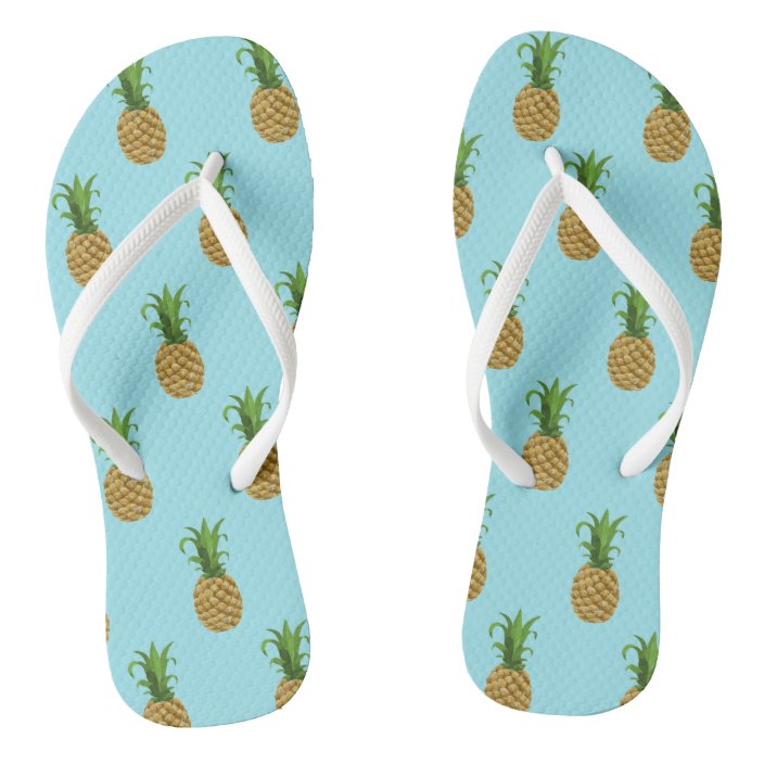 pineapple flipflops