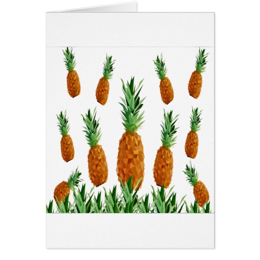 pineapple print polygonal pattern (Front)