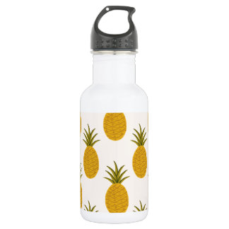 Pineapple Print Stainless Steel Water Bottle
