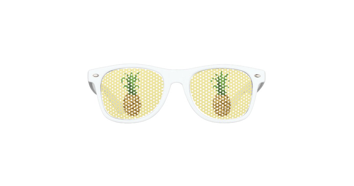 Pineapple Print Sunglasses | Zazzle