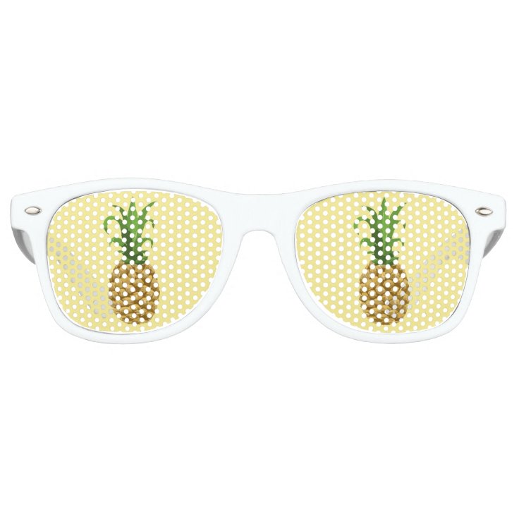 Pineapple Print Sunglasses | Zazzle