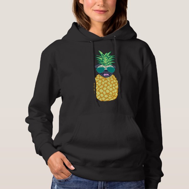 pineapple pug Classic T-Shirt 192 Hoodie (Front)