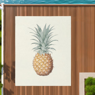 Pineapple rug - Cream Outdoor or Indoor Carpet