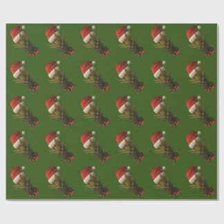 Pineapple Santa Hawaiian Mele Kalikima Gift Wrap