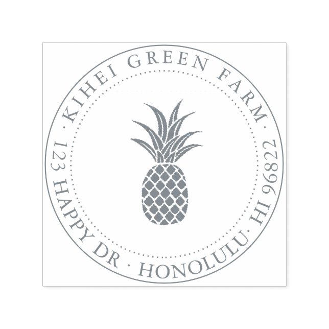 PINEAPPLE See Color Selections Self-inking Stamp (Design)