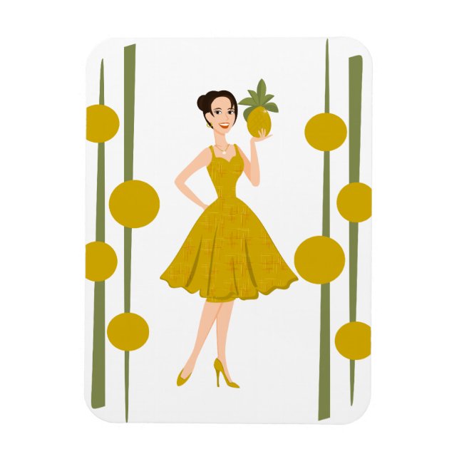 Pineapple She Magnet (Vertical)