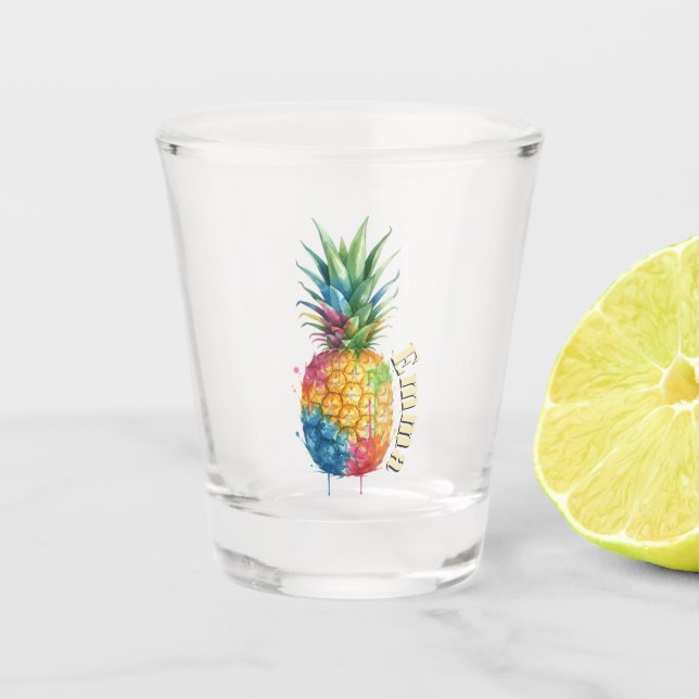 Pineapple Shot Glass (Front)