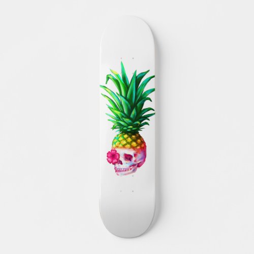 Pineapple Skull Board white