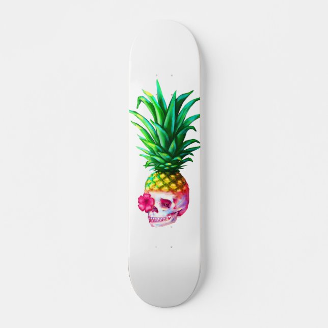 Pineapple Skull Board white (Front)