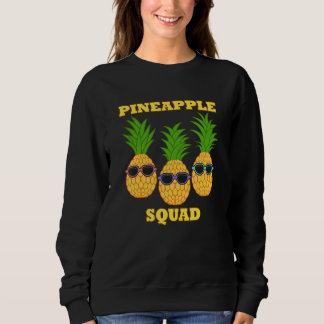 Pineapple Squad Team Healthy Food Vitamins Sweatshirt