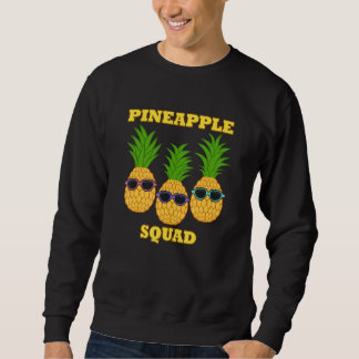 Pineapple Squad Team Healthy Food Vitamins Sweatshirt