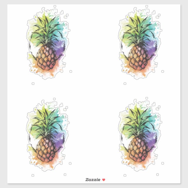 Pineapple Sticker (Sheet)