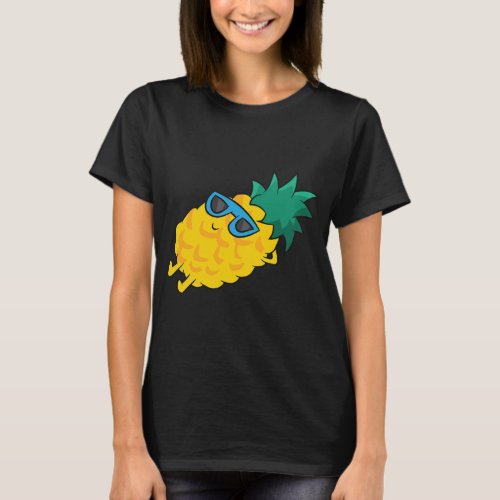 Pineapple Summer Fruit Sunglasses Cute Pineapple T_Shirt