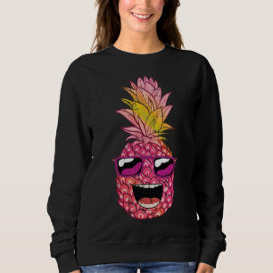 Pineapple Summer Hawaiian Party Funny Fruit Lover  Sweatshirt