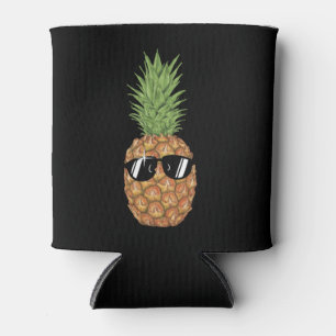 Pineapple Sunglasses Aloha Beaches Can Cooler
