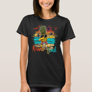 Pineapple Sunglasses Dabbing Miramar Beach Florida T-Shirt
