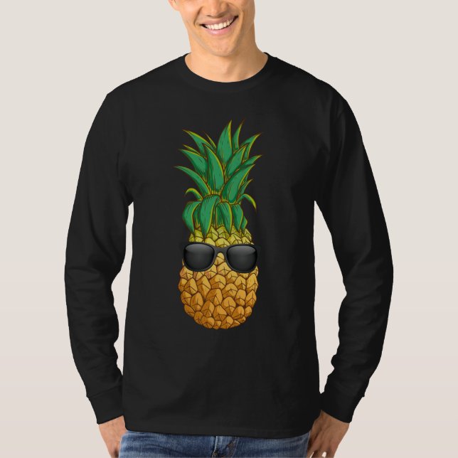 Pineapple Sunglasses Summer Aloha Hawaii T-Shirt (Front)