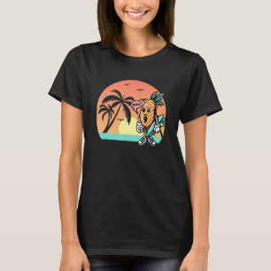 Pineapple Surfing Aloha Beaches Hawaiian Hawaii T-Shirt