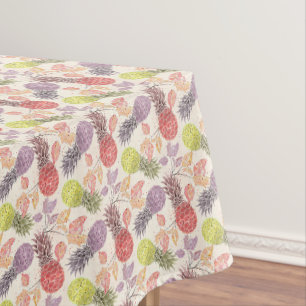 Pineapple, sweet couple, fruit tablecloth