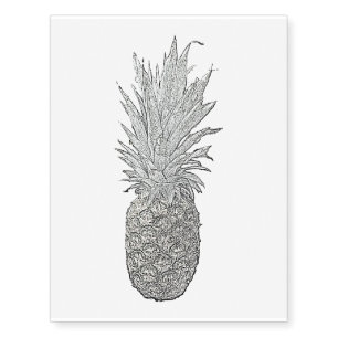 Pineapple Temporary Tattoos