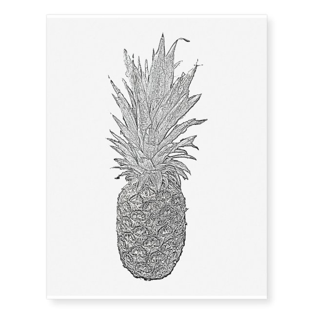 Pineapple Temporary Tattoos (Front)