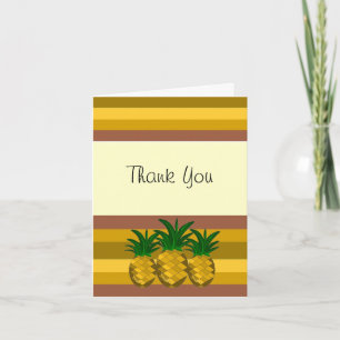 Pineapple Thank You Card