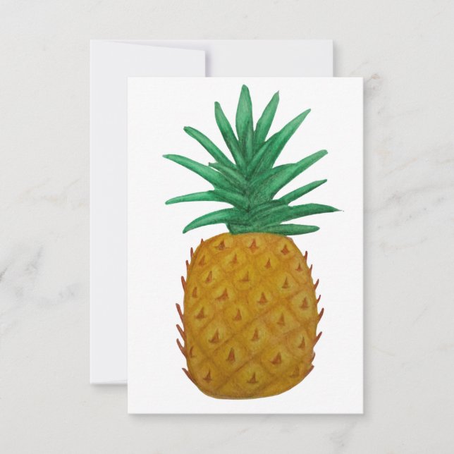 Pineapple Thank You Card (Front)