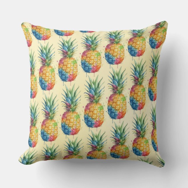 Pineapple Throw Pillow (Front)