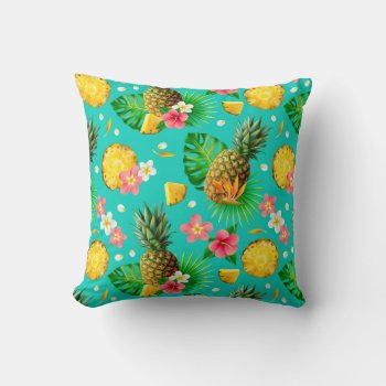 Pineapple Throw Pillow by marainey1 at Zazzle