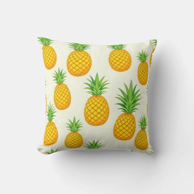 Pineapple Throw Pillow (Front)
