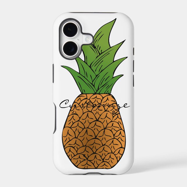 pineapple Thunder_Cove Iphone Case (Back)