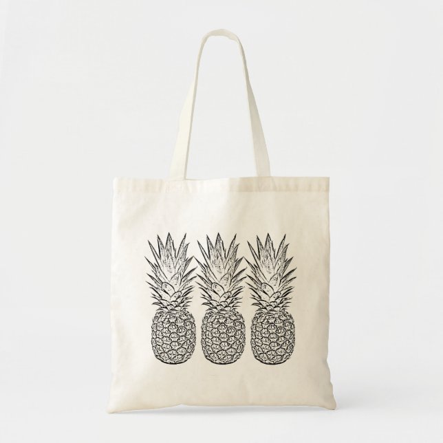 Pineapple Tote bag,beach tote bag,welcome Bag (Front)