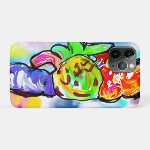 Pineapple tri dry wave iPhone 11 pro case