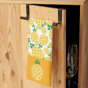 Pineapple Tropical Citrus Island Summer Fruit Kitchen Towel