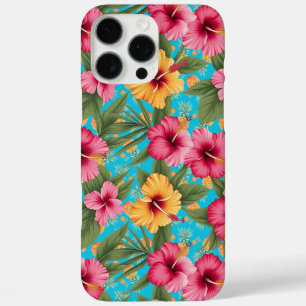 Pineapple tropical floral iPhone 16 pro max case