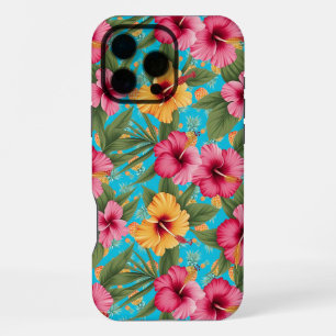 Pineapple tropical floral iPhone 16 pro max case
