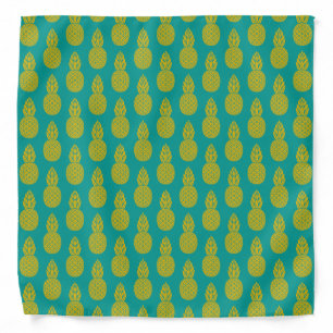 Pineapple Tropical Fruit Bandana