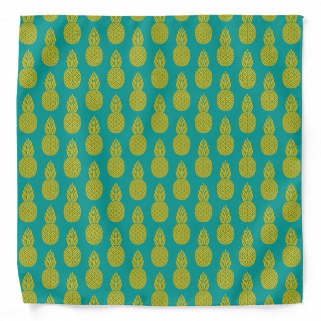 Pineapple Tropical Fruit Bandana (Front)