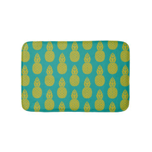 Pineapple Tropical Fruit Bathroom Mat