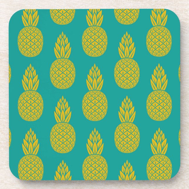 Pineapple Tropical Fruit Drink Coaster (Front)