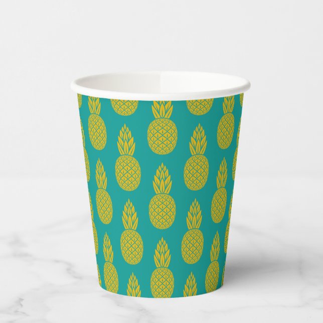 Pineapple Tropical Fruit Paper Cups (Left)