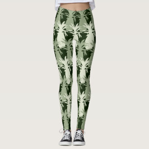 PINEAPPLE TROPICAL PATTERN  LEGGINGS