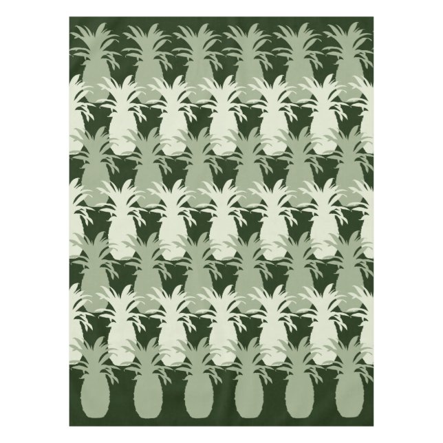 PINEAPPLE TROPICAL PATTERN  TABLECLOTH (Front)
