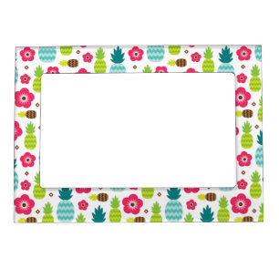Pineapple Tropical Summer Magnetic Frame
